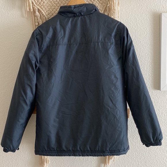 Women’s LL Bean Zip In Navy Blue Winter Ski Jacket Coat Sz Small - Picture 4 of 4